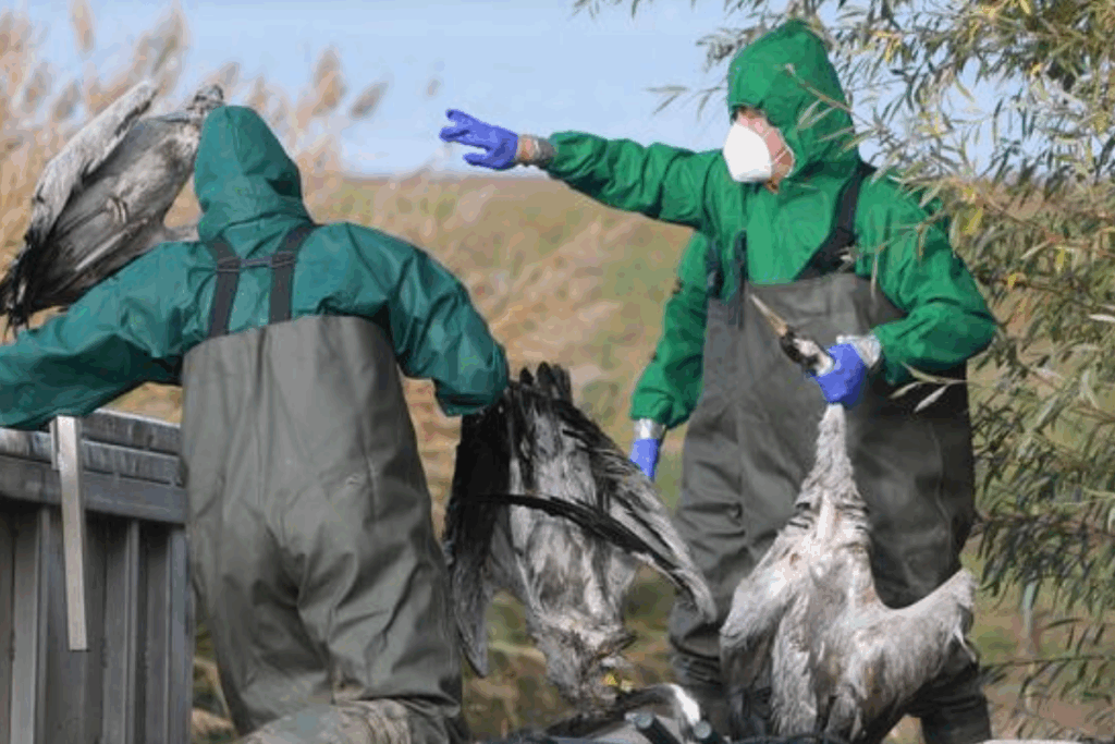 Almanya’da artan kuş gribi vakalarından dolayı 400 binden fazla hayvan itlaf edildi