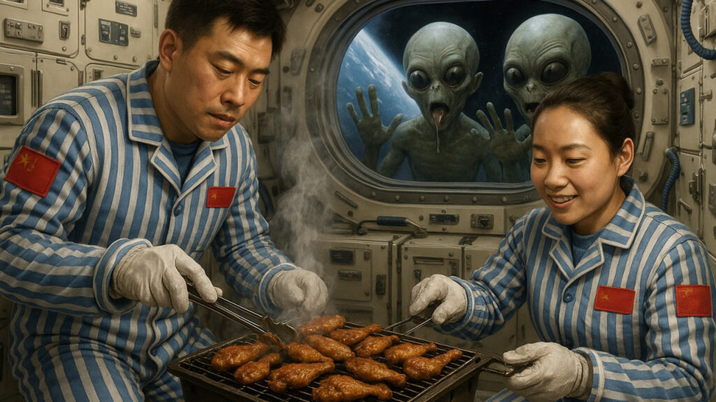 uzayda ilk kez barbeku keyfi tiangongda tavuk kanatli bir devrim LEEWQPuf.jpg