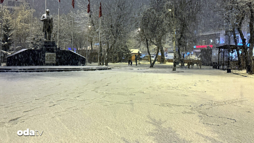 Ardahan’da ilk kar yağdı: Kent beyaza büründü