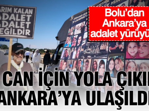 Boludan ankaraya adalet yuruyusu 78 can icin yola cikildi 186 kilometre sonra ankaraya ulasildi ledTkRMf